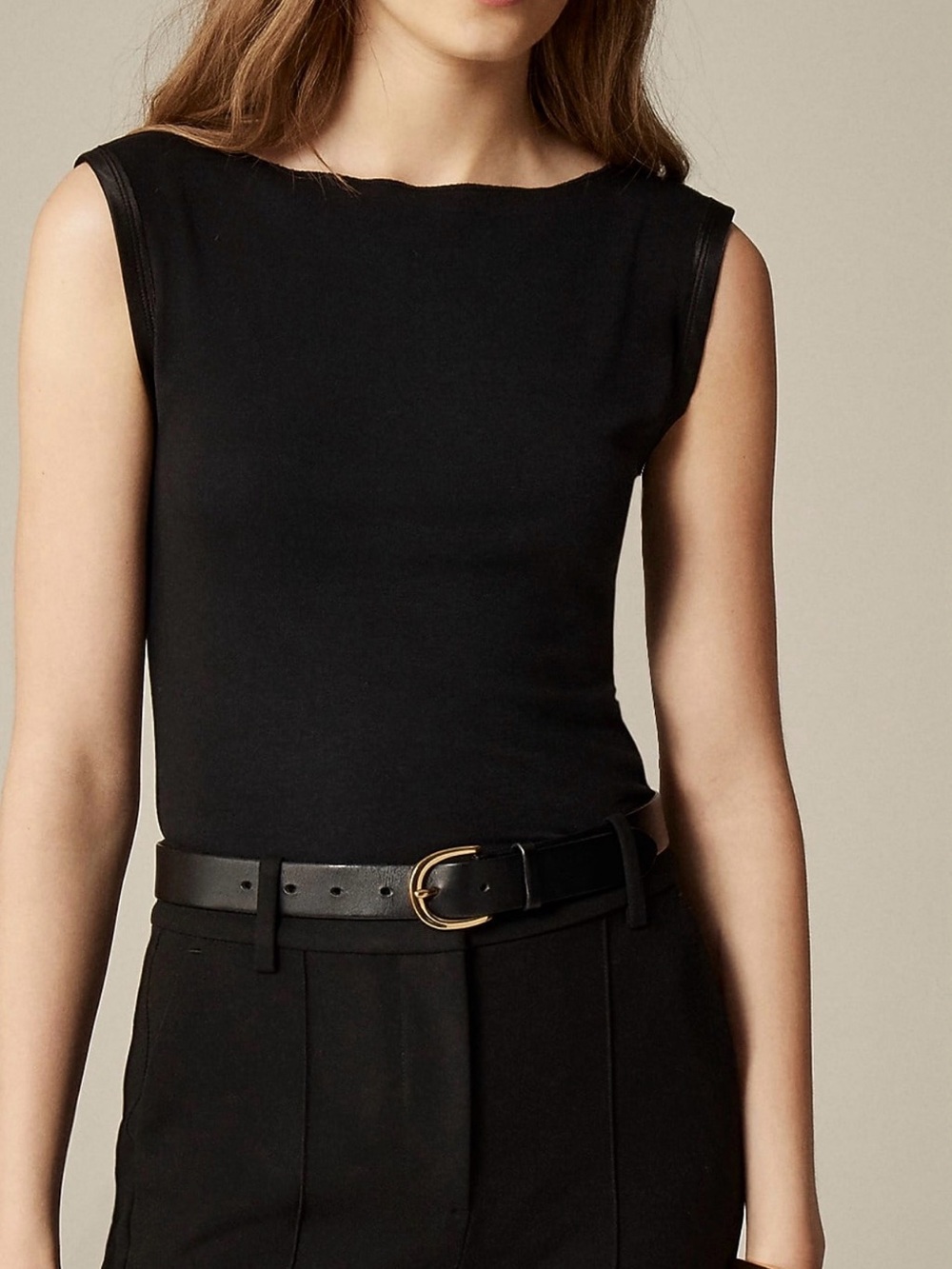 J. Crew Refined rib shell tank top
